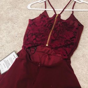 Maroon dress
